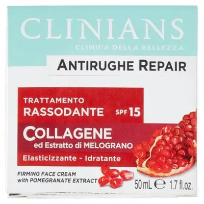 Clinians Anti-wrinkle Repair Spf 15 Collagen And Pomegranate Extract 50 Ml