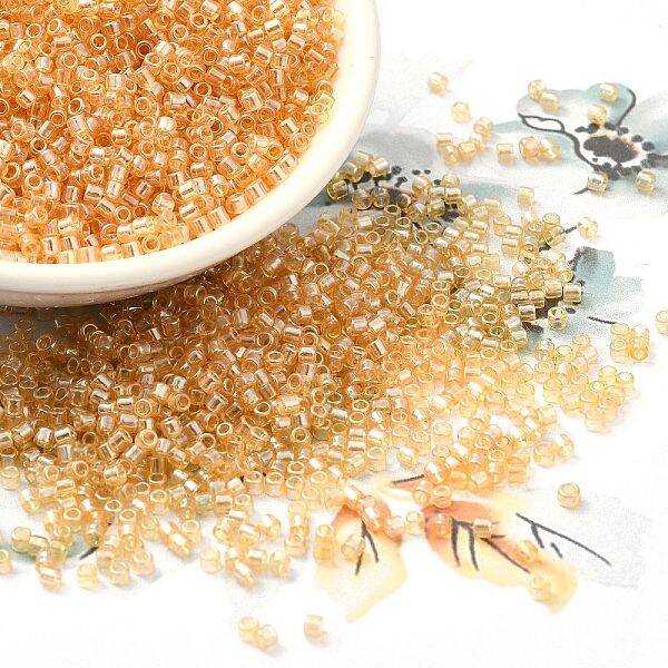 Transparent Colours Luster Glass Seed Beads