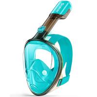 Greatever G1 Full Face Snorkel Mask – 180° Panoramic View, Anti-Fog & Leak-Proof, Breathable Mouth/Nose Design, Ideal Snor...