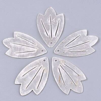 Natural Capiz Shell Pendants