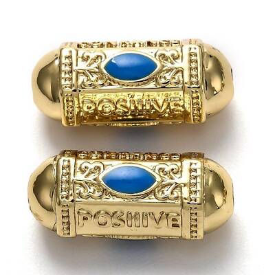 Brass Enamel Beads