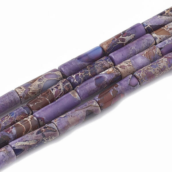 Synthetic Imperial Jasper Beads Strands