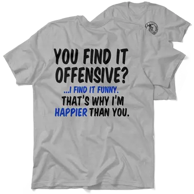Happier Than You - Heather Gray T-Shirt
