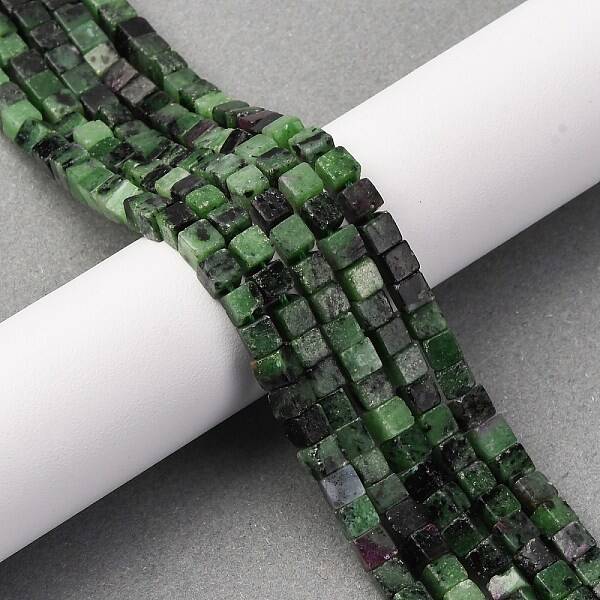 Natural Ruby in Zoisite Beads Strands