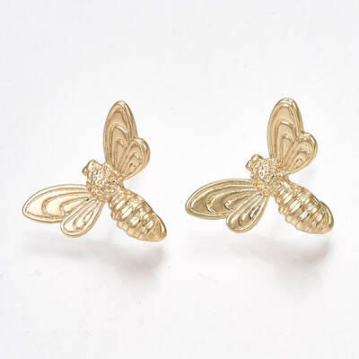 Brass Stud Earring Findings