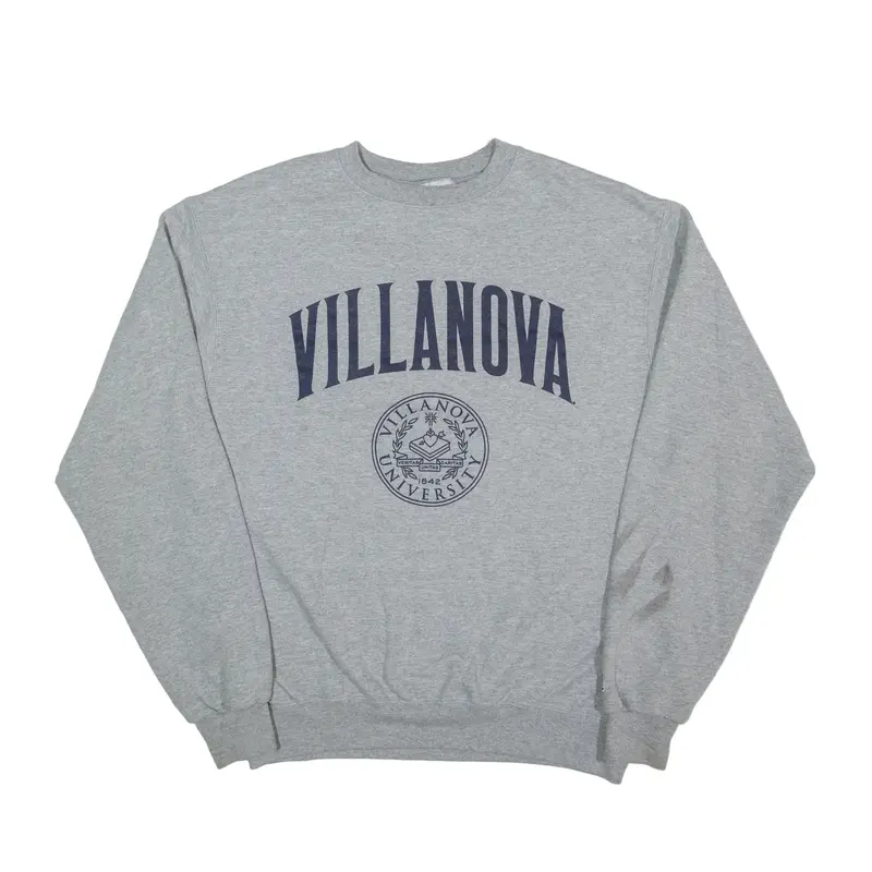 CHAMPION Villanova University USA Sweatshirt Grey Mens M