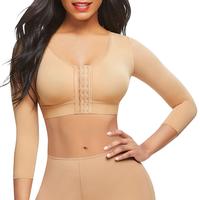 FeelinGirl Arm Shaper for Women Post Surgery Arm Lipo Compression Sleeves Slimming Arm Front Closure Shapewear Bras Women