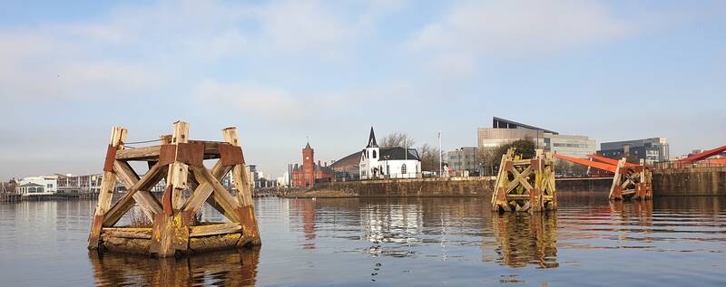 Cardiff Bay und Barrage: Von der norwegischen Kirche nach Penarth
