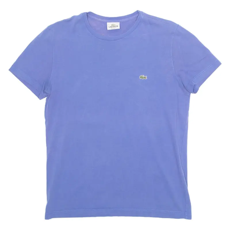 LACOSTE Mens T-Shirt Blue S