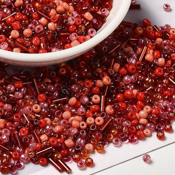 Opaque & Transparent Inside Colours Glass Seed Beads
