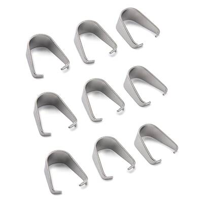 Non-Tarnish 304 Stainless Steel Snap on Bails