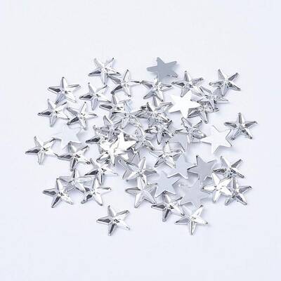 Acrylic Rhinestone Flat Back Cabochons