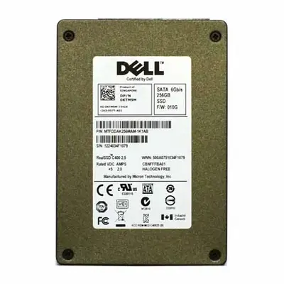 KTM9M Dell 256GB Multi-Level Cell SATA 6Gb/s 2.5-Inch Solid State Drive