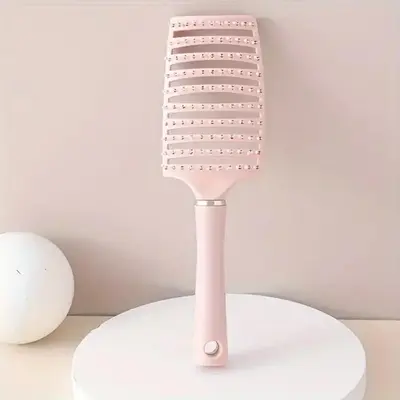 Hollow Out Circular Hair Brush, Vented Detangling Hair Comb with Curved Design, Multi-use Scalp Massage Combs for Daily Use, ...
