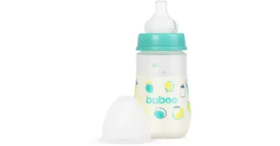Baboo Anti-colic Lagoon Fiesta anti-colic bottle, 3 m+ 250 ml