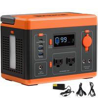 VEVOR Portable Power Station, 296Wh, Backup Lithium-ion Battery Solar Powered Generator, 300W(Peak Power 600W) Pure Sine Wave...