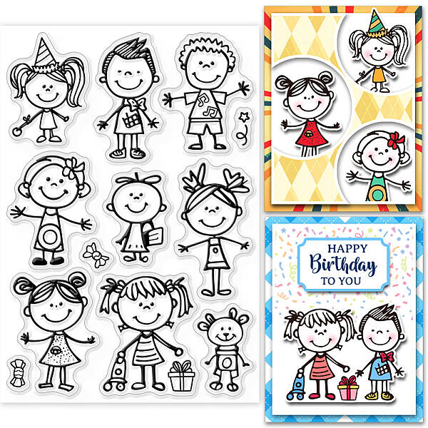 Custom PVC Plastic Clear Stamps