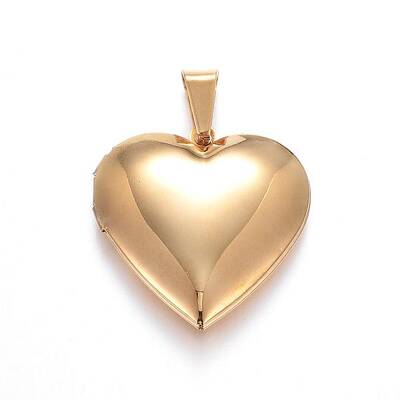 Ion Plating(IP) 316 Stainless Steel Locket Pendants