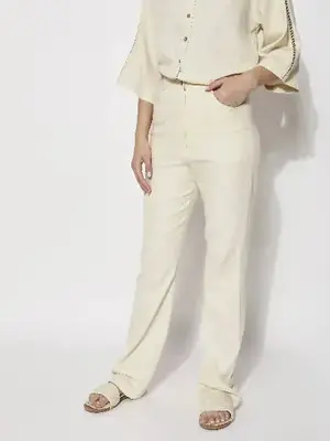 Aria Natural Lounge Pants | Size: 34 | Color: Natural