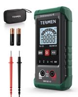 TESMEN TM-510 Digital Multimeter, 4000 Counts, Auto-Ranging Voltmeter; Non-Contact Voltage Detector, Measures AC/DC Voltage, ...