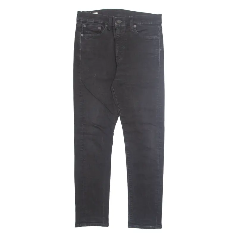 LEVI'S 510 BIG E Jeans Mens Black Slim Skinny W32 L27