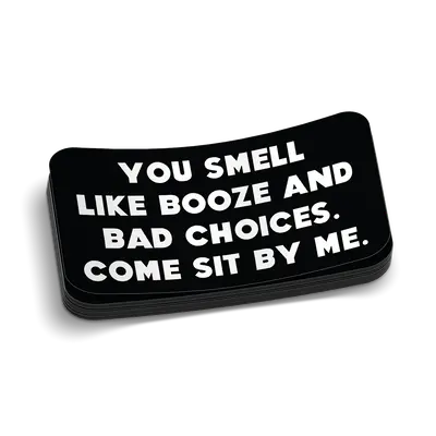 Bad Choices Hard Hat Decal