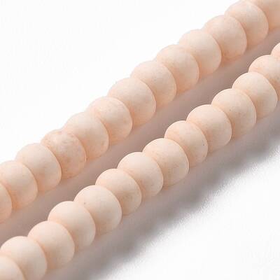Handmade Frosted Porcelain Beads