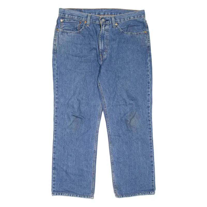 LEVI'S 516 Jeans Mens Blue Regular Straight W35 L26