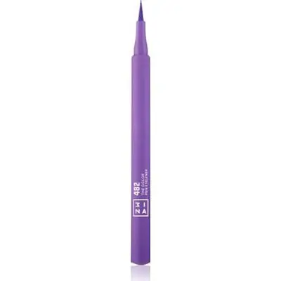 Eyeliner 3INA The Color Pen Eyeliner in marker color 482 - Purple 1 ml