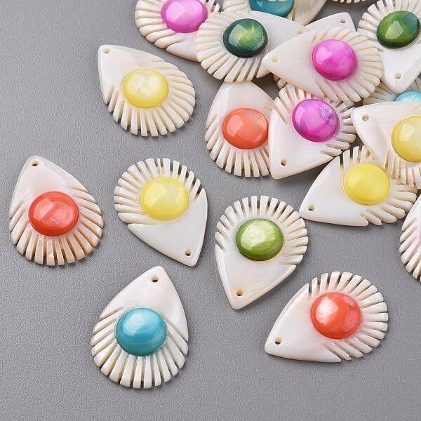 Natural Freshwater Shell Pendants
