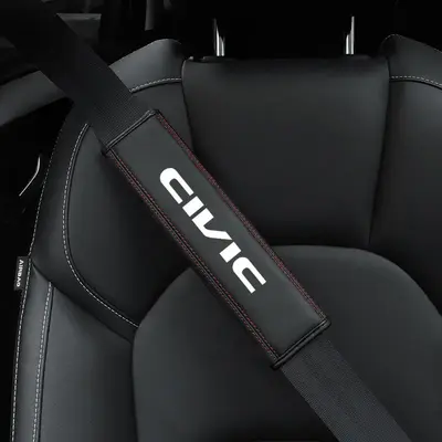 Car Seat Belt Shoulder Cover, Anti-slip PU Leather Car Seat Belt Shoulder Pad, Universal Car Interior Decoration Accessories ...