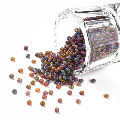 12/0 Grade A Round Glass Seed Beads
