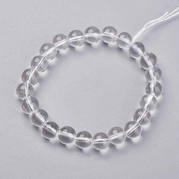 Natural Quartz Crystal Stretch Bracelets