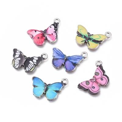 Alloy Enamel Pendants