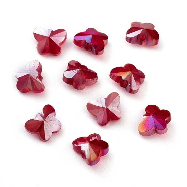 Transparent Electroplate Glass Beads