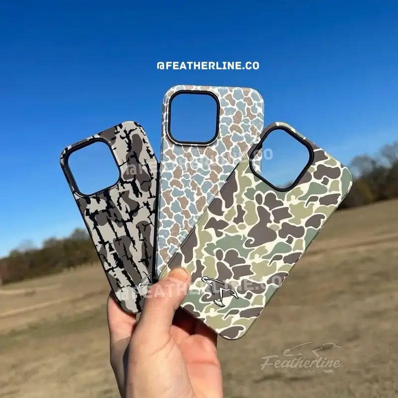 Duck Camo iPhone Case -  Slim Lightweight Tough Shockproof Camouflage Phone Case