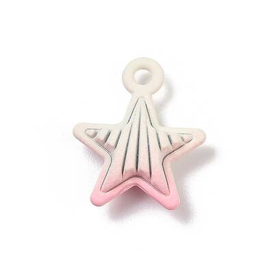Spray Painted Alloy Pendants