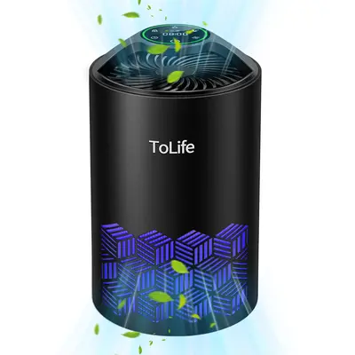 Tolife New TZ-K1 Air Purifier Kills most Viruses Allergens/Dust/Germs GONE! Silent Baby-Safe Design Pet-Friendly | Limited ...