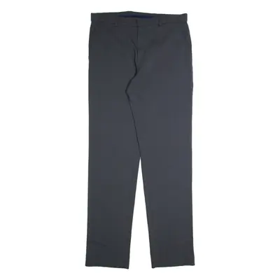 TOMMY HILFIGER Chino Mens Trousers Grey Regular Straight W34 L34