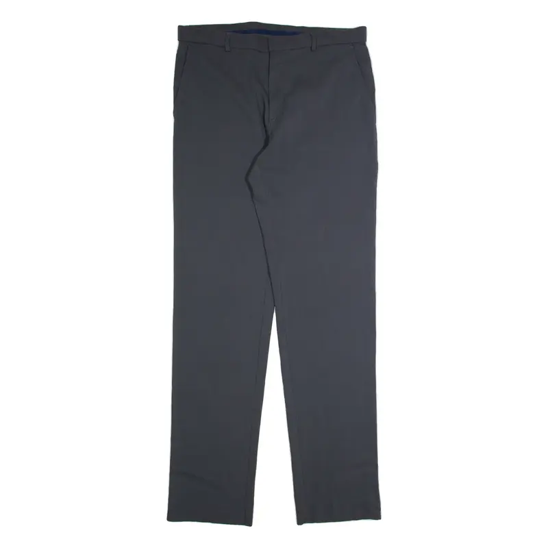 TOMMY HILFIGER Chino Mens Trousers Grey Regular Straight W34 L34