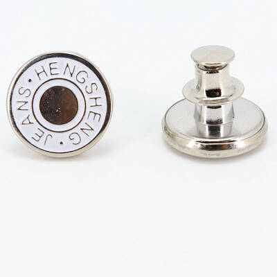 Alloy Button Pins for Jeans