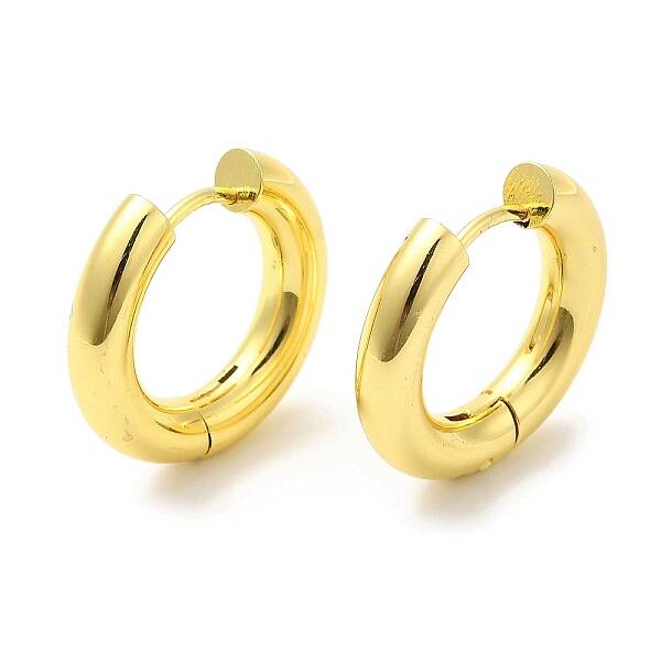 Rack Plating Brass Huggie Hoop Earrings for Women