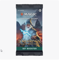 Magic: The Gathering Universes Beyond The Lord of the Rings Tales of Middle-earth Set Booster Pack - 12 Cards Including Rare ...