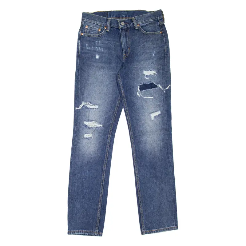 LEVI'S 511 Jeans Mens Blue Slim Straight Stone Wash W30 L32