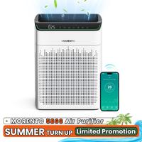 MORENTO MR5866 Air Purifiers for Large Room Up to 1690 ft² with PM 2.5 Display, Wi-Fi and Alexa Compatible,Double-sided Air ...