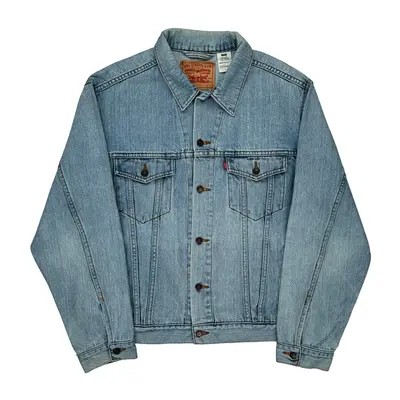 Levis Denim Jacket - Large Light Wash Cotton