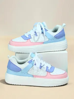 Valentine's Day New Fashion Athletic Breathable Trainer for Boy, Comfortable Lace-up Low-top Walking Running Comfy Sneakers, ...