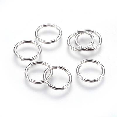 Tarnish Resistant 304 Stainless Steel Open Jump Rings