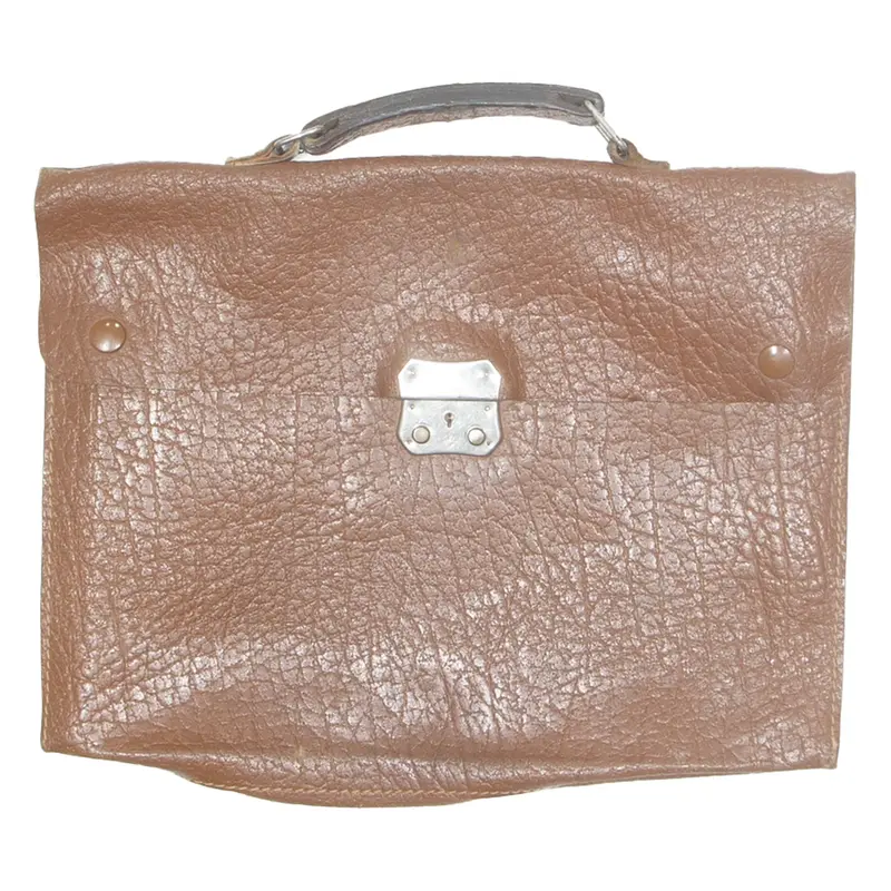 Mens Satchel Bag Brown Leather
