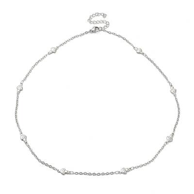 Non-Tarnish 304 Stainless Steel Mushroom Link Chain Necklace